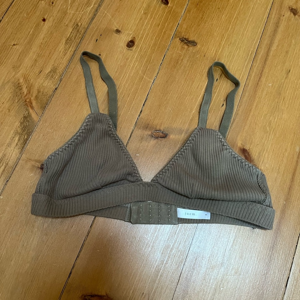 Juem Ines bra taupe size 8AU (4us) organic cotton